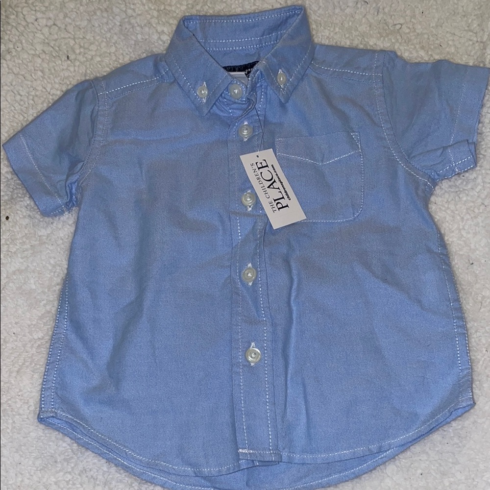 The Children's Place Blue Button-Up Shirt